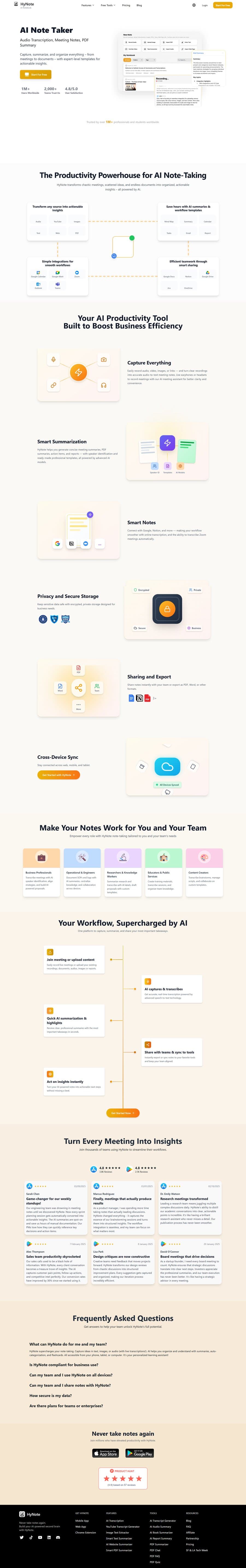 HyNote AI